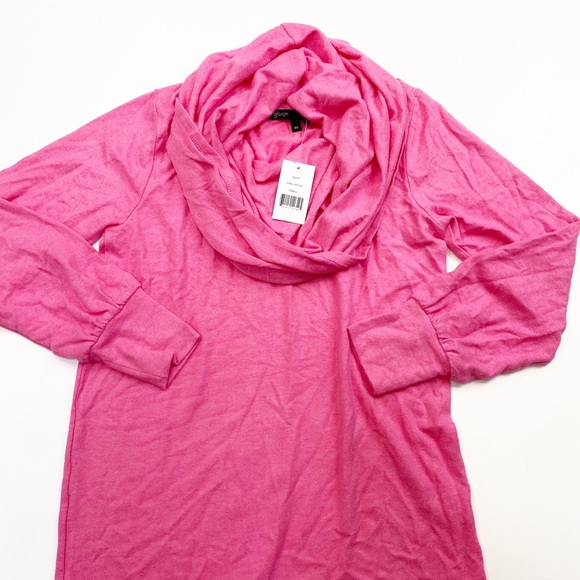 Gibsonlook Cozy Fleece Convertible Neck Sweatshirt - Picture 4 of 9